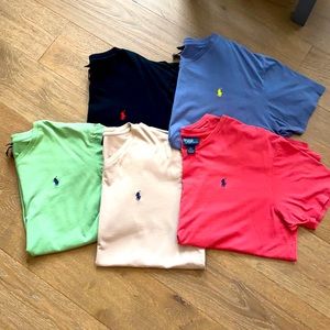 Polo by Ralph Lauren v neck tshirt bundle